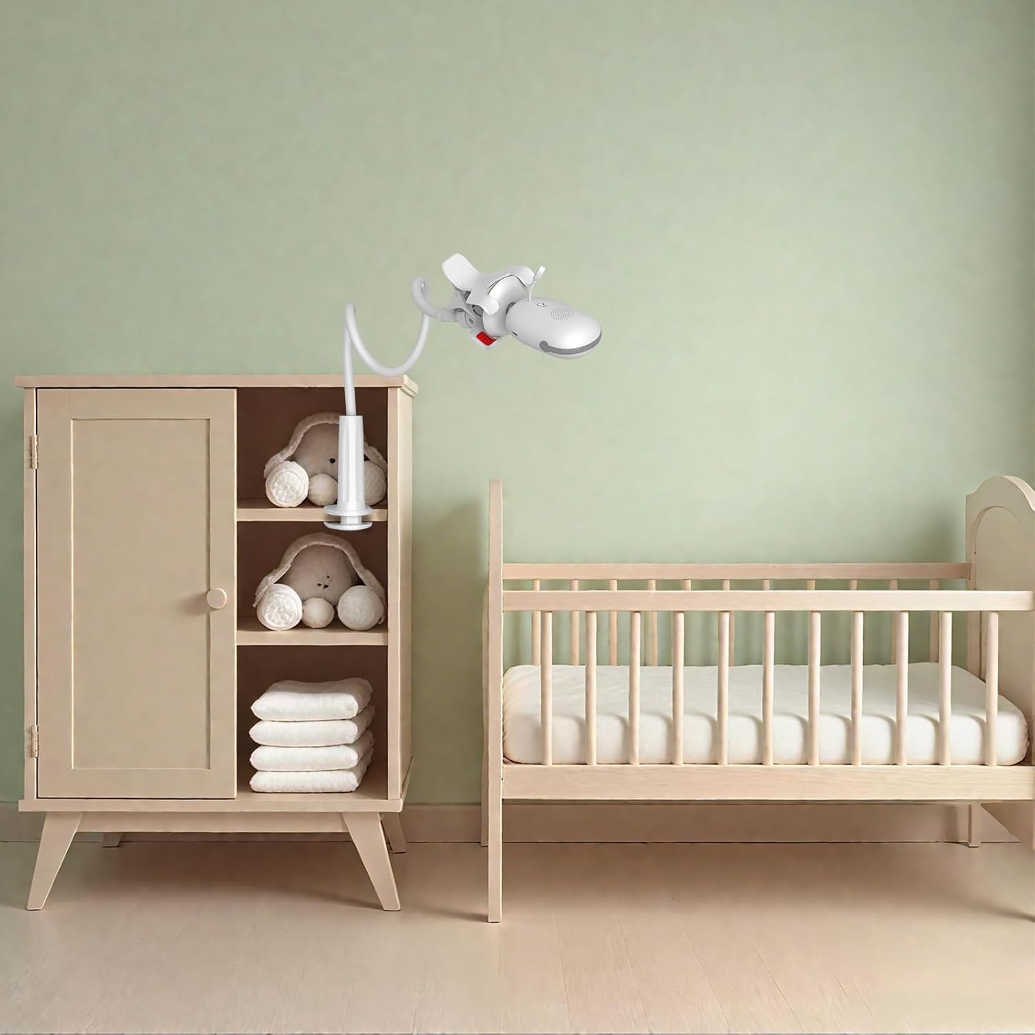 Thumbnail 4 de TakTark Support universel pour babyphone : support flexible avec pinçe et adaptateur 1/4