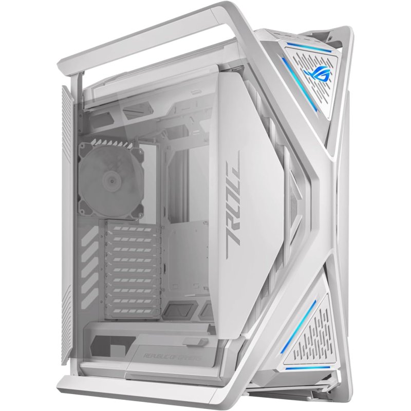 Detalle de Asus ROG Hyperion GR701 Cristal Templado USB-C ARGB Blanca