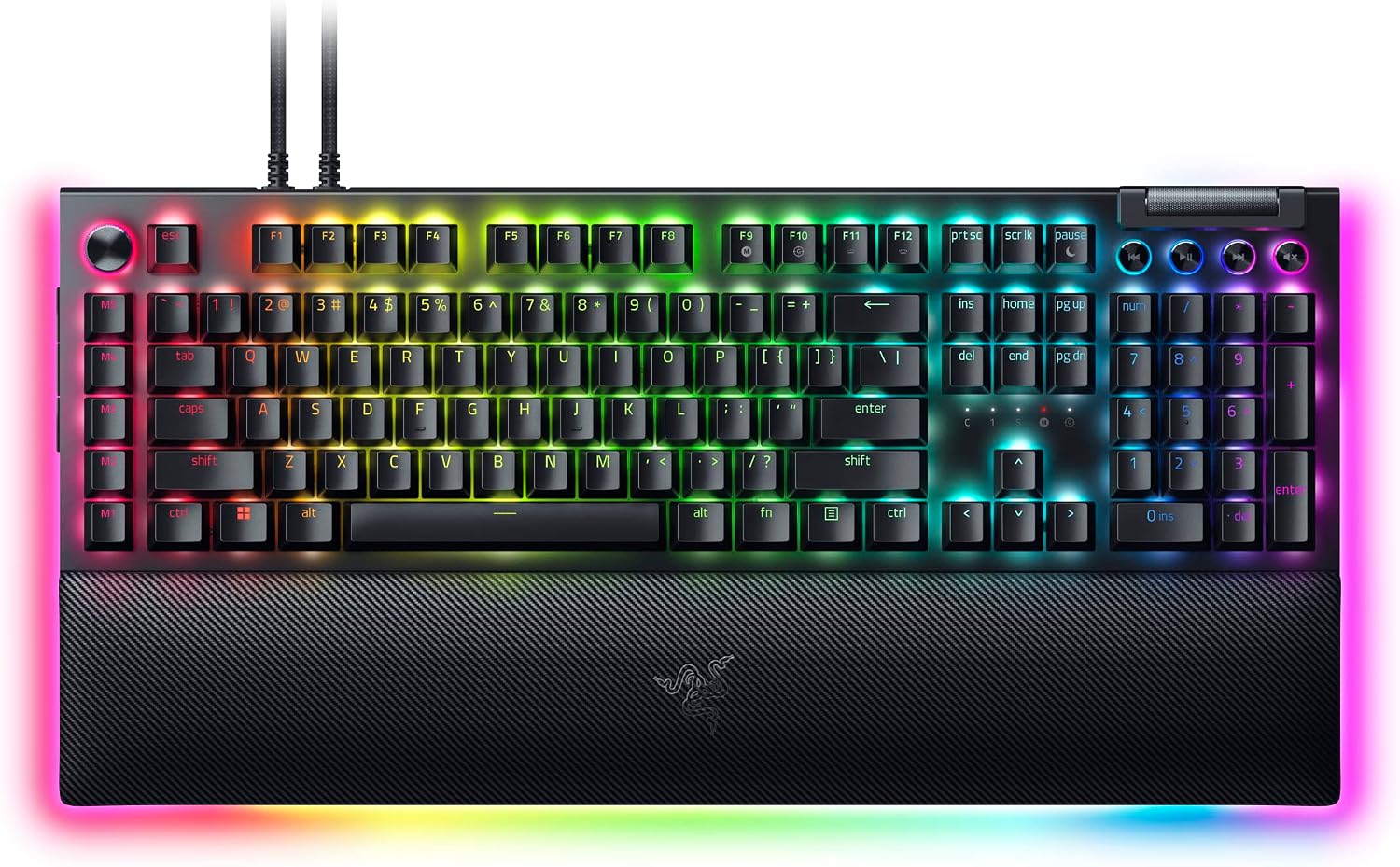 Detalle de Razer BlackWidow V4 Pro 1ms Wired Keyboard