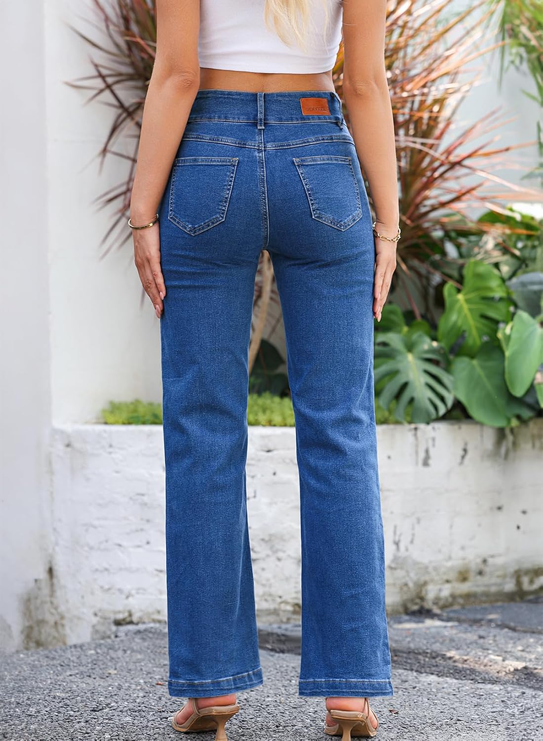 Thumbnail 4 de Sidefeel High Waisted Straight Jeans 1️⃣