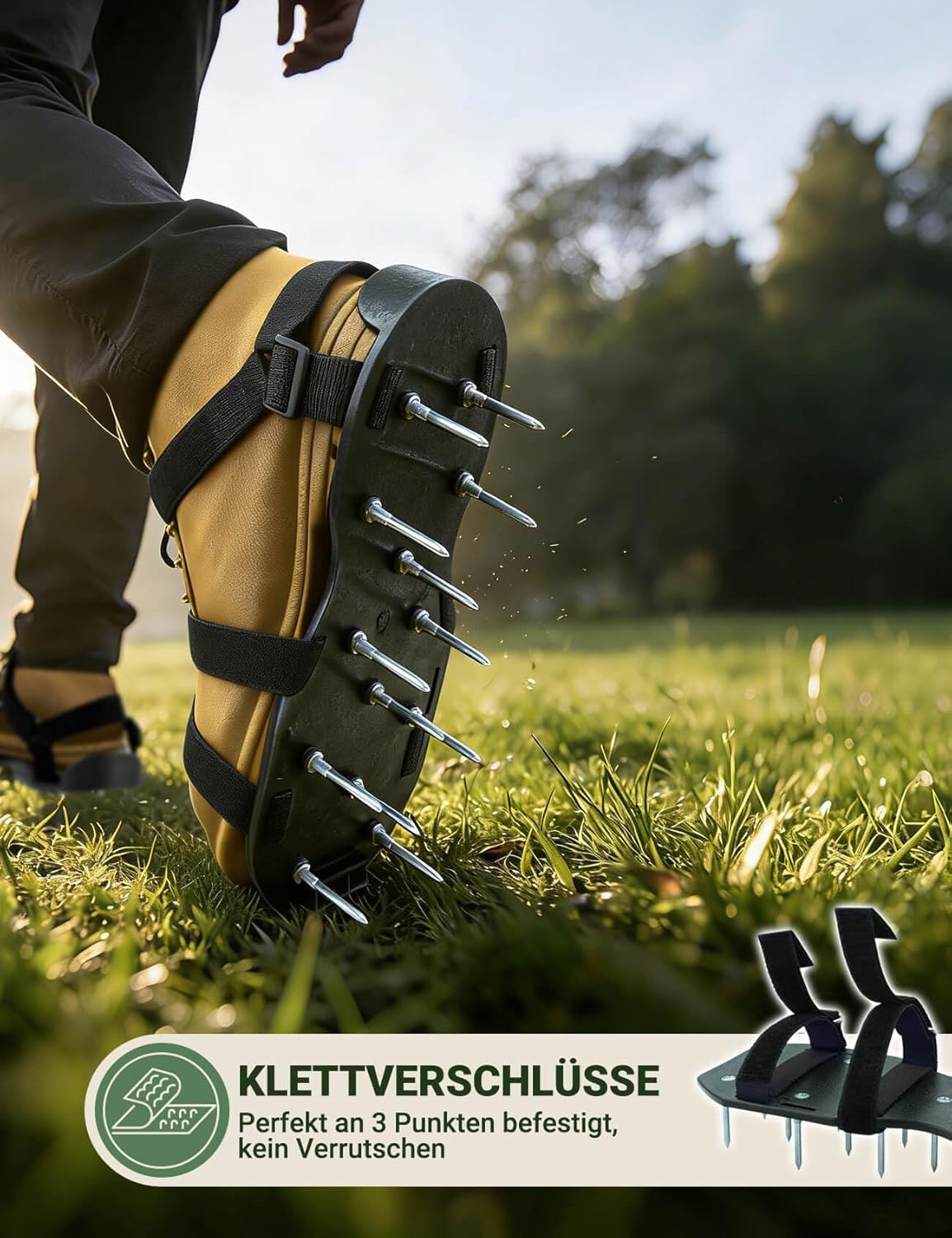 Thumbnail 2 de Lawn Aerator Shoes with Dual Straps