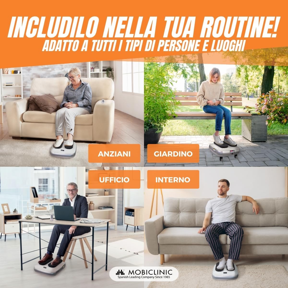 Thumbnail 6 de Mob iclinic Esercitatore Passivo per Gambe – Legfit, con Telecomando e Velocità Regolabile