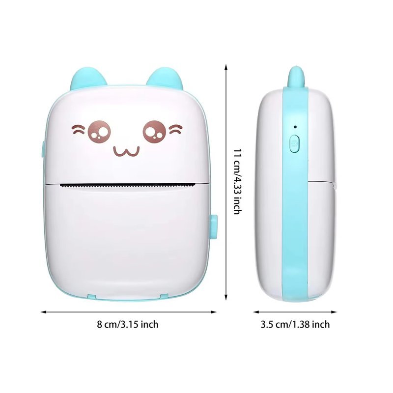 Detalle 2 de Klack Mini Impresora Portátil sin Tinta Bluetooth 58 mm