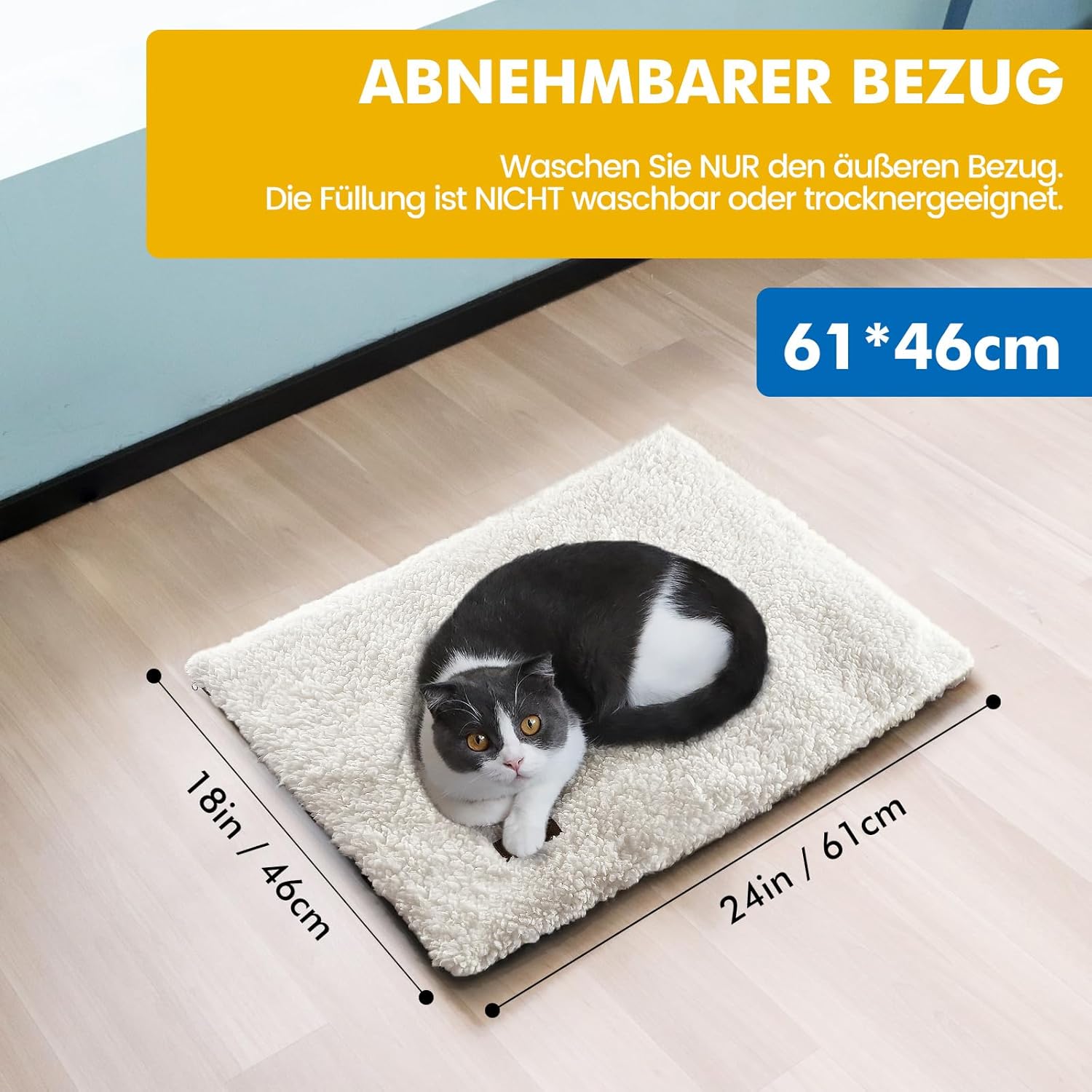 Thumbnail 6 de Mora Pets Selbstheizende Katzendecke – Selbstwärmende Decke für Katzen 61 x 46 cm