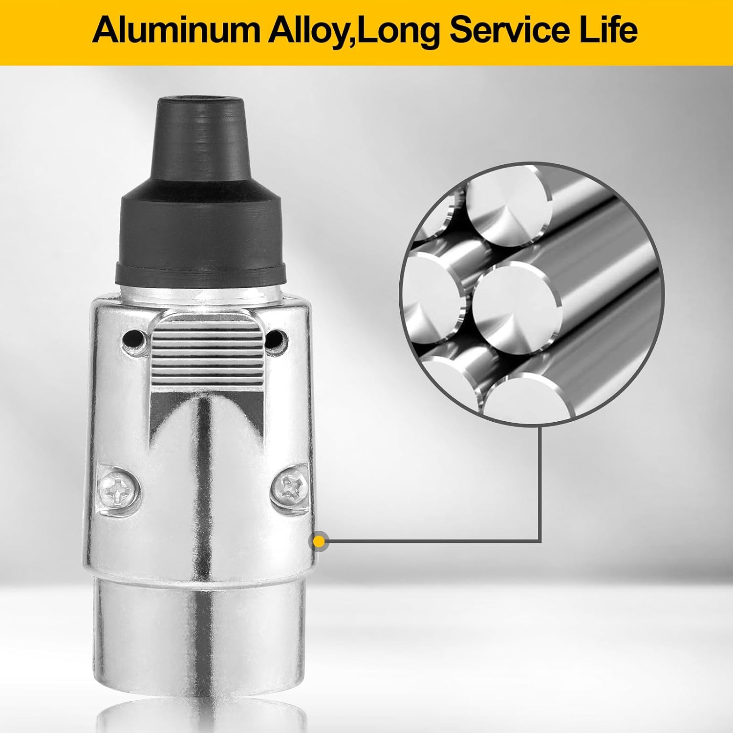 Thumbnail 5 de Spurtar 7 Pin Trailer Plug 12V – Heavy-Duty Towbar Socket, Waterproof Aluminum Alloy