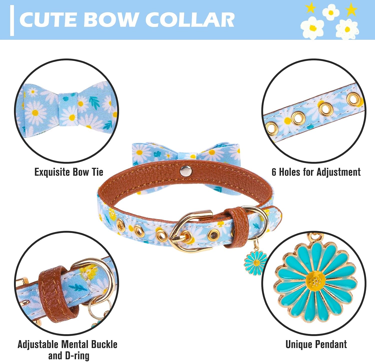 Detalle 1 de EXPAWLORER Dog Collar and Leash Set, Size S