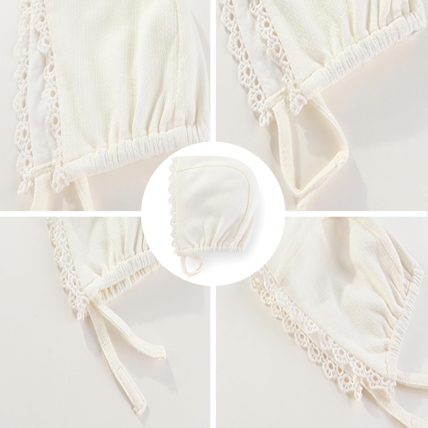 Thumbnail 2 de Ecojoy Baby Girl 3PCs Bodysuit Set
