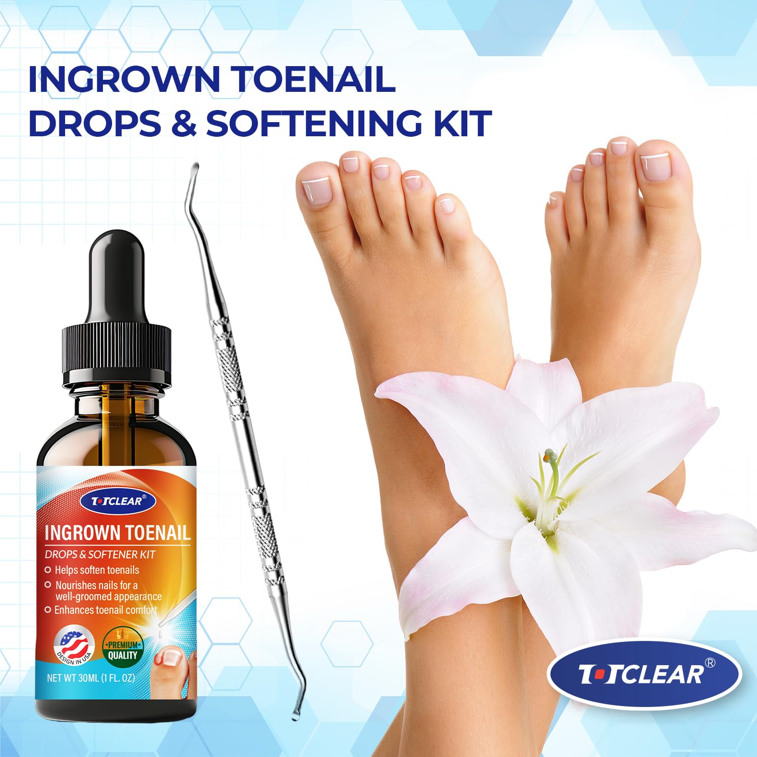 Thumbnail 6 de Ingrown Toenail Relief: 30ml Kit with Drops for Gentle Care
