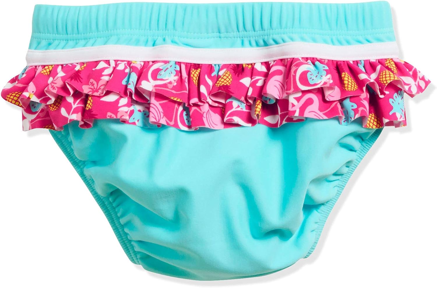 Detalle 2 de Playshoes Mixte Enfant Couche-culotte Anti-UV Flamant (86-92 EU) - Couche de bain réutilisable