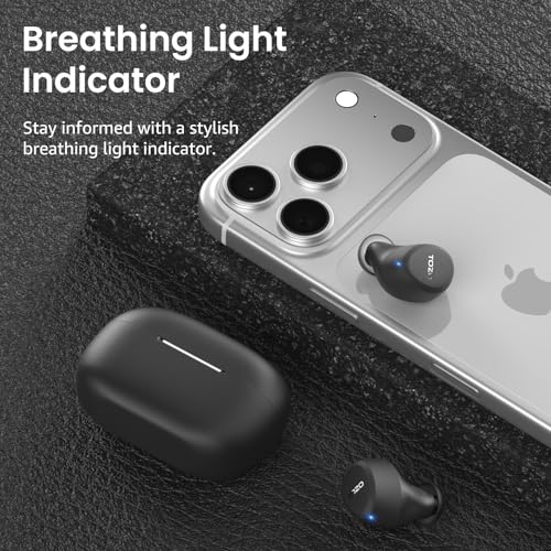 Detalle 2 de TOZO A1 Wireless Earbuds: Ultra-Lightweight Comfort with 32 EQ Presets and AI Calls