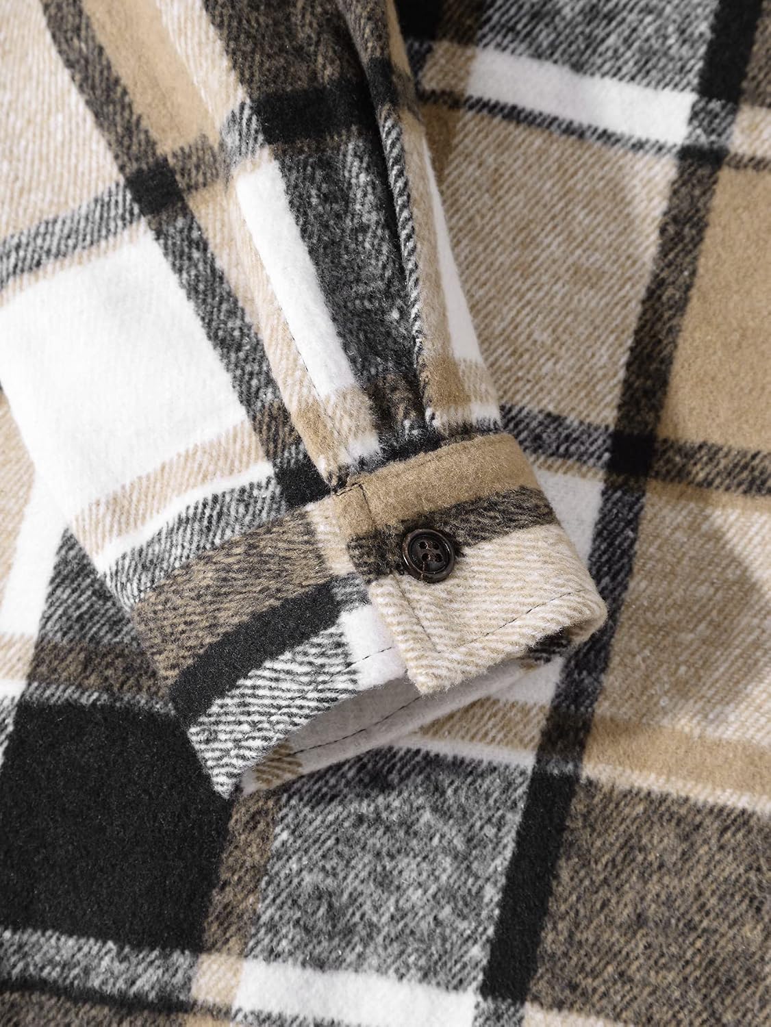 Thumbnail 6 de ZAFUL Plaid Shirt Jacket in Polyester