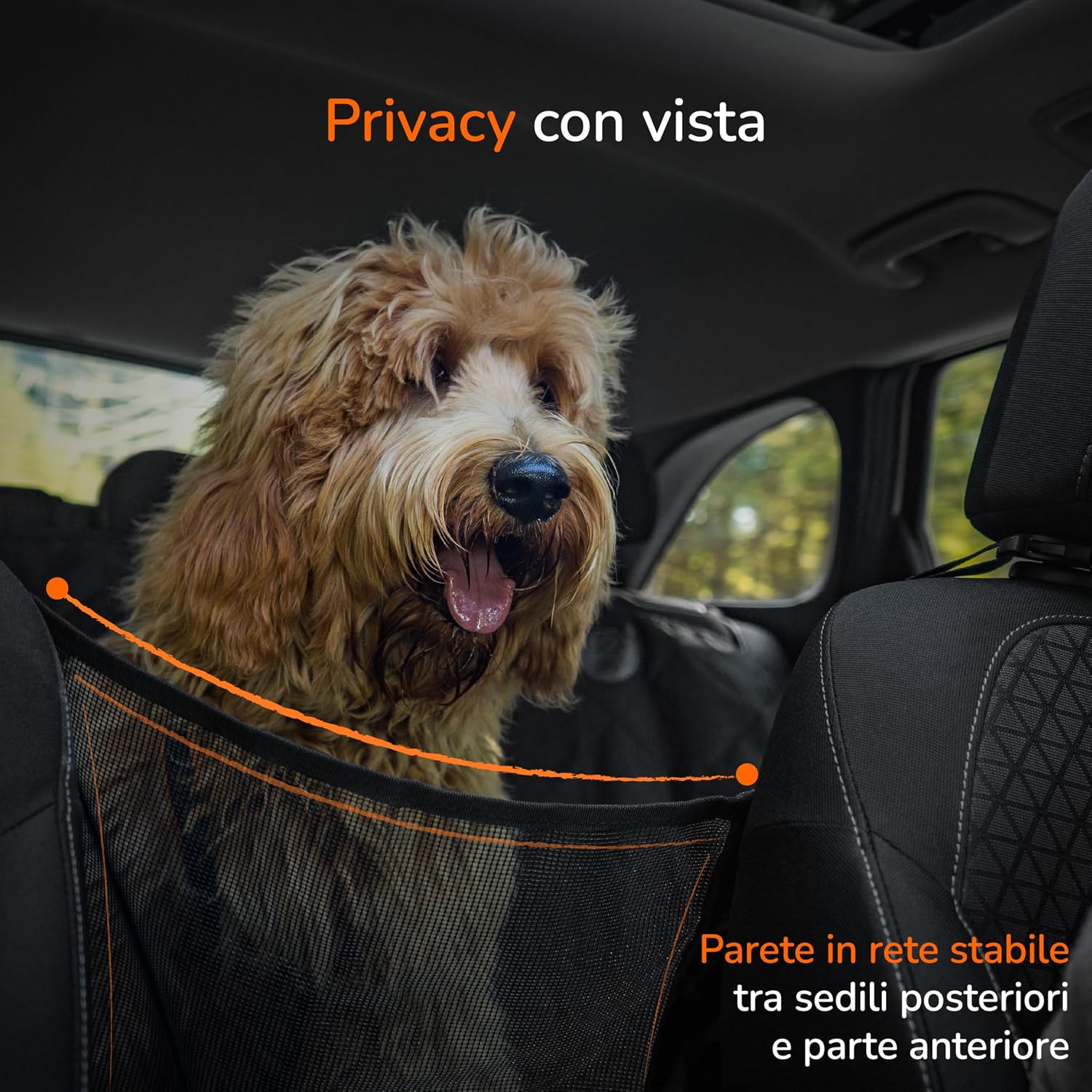 Thumbnail 5 de Upgrade4cars Telo Sedile Posteriore Impermeabile per Cani