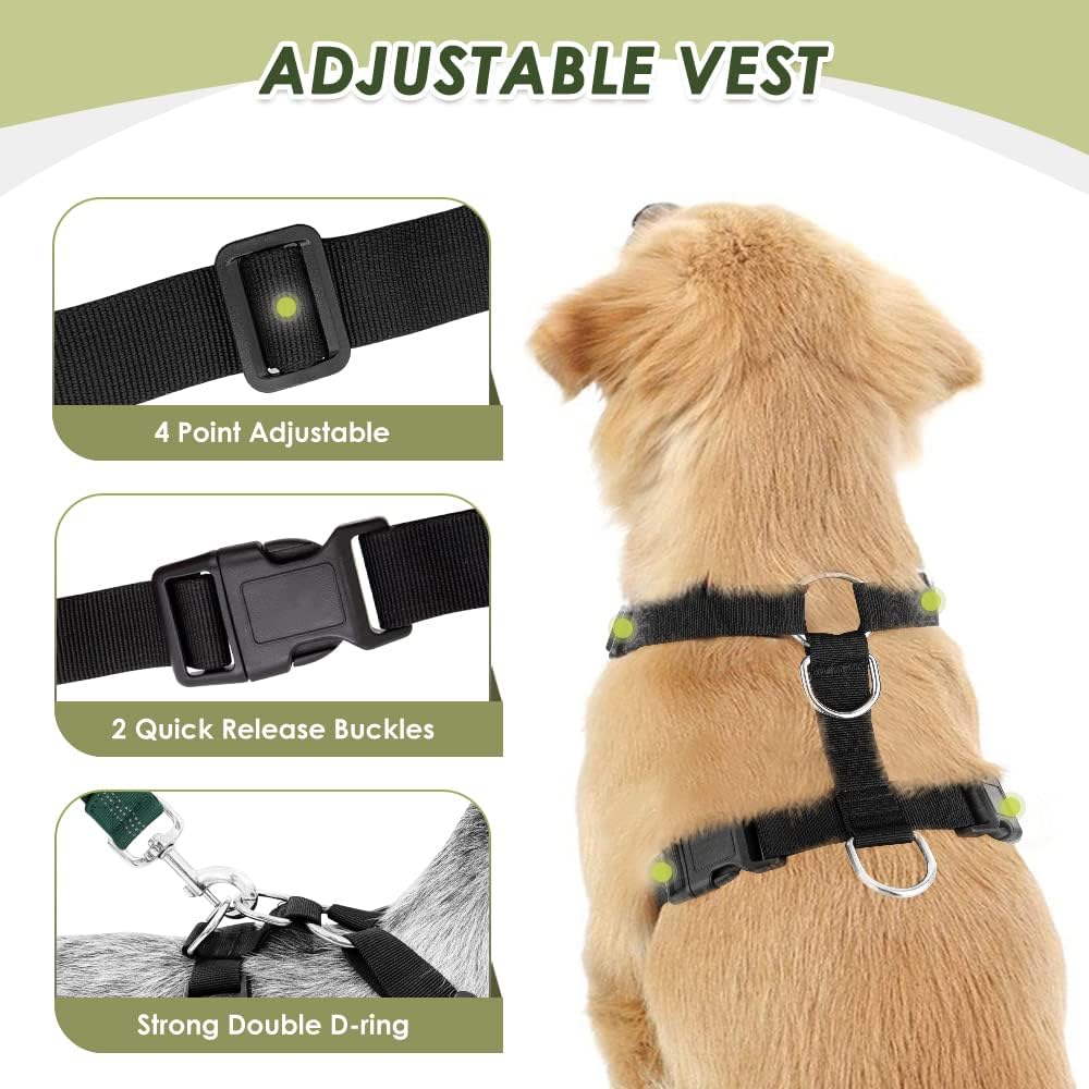 Thumbnail 6 de Nasjac Dog Car Harness with Seat Belts – Safe Travel Vest for Small to Medium Dogs