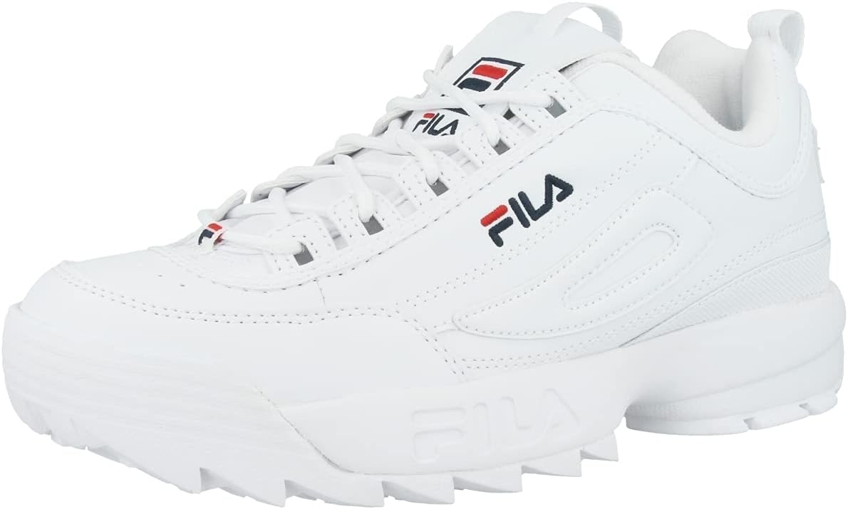 Detalle 2 de FILA Disruptor II 1FM00139-125 Men's Trainers, White, UK 9
