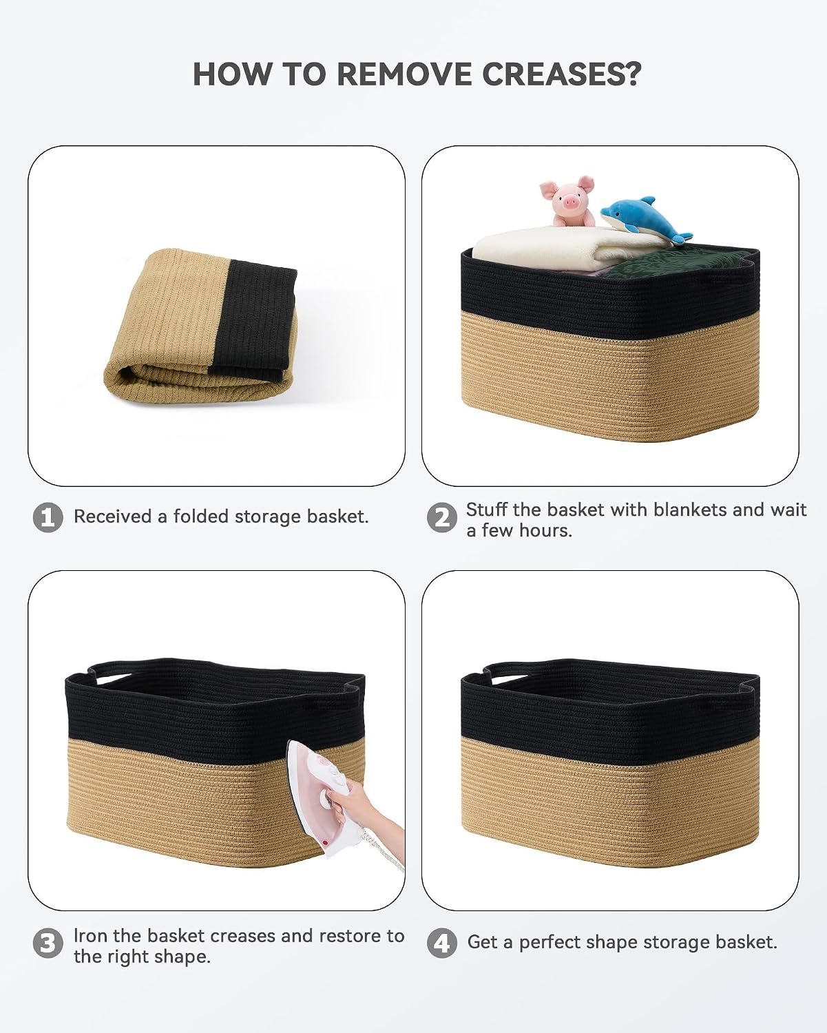 Thumbnail 6 de MOLMO Large Woven Storage Basket 65L