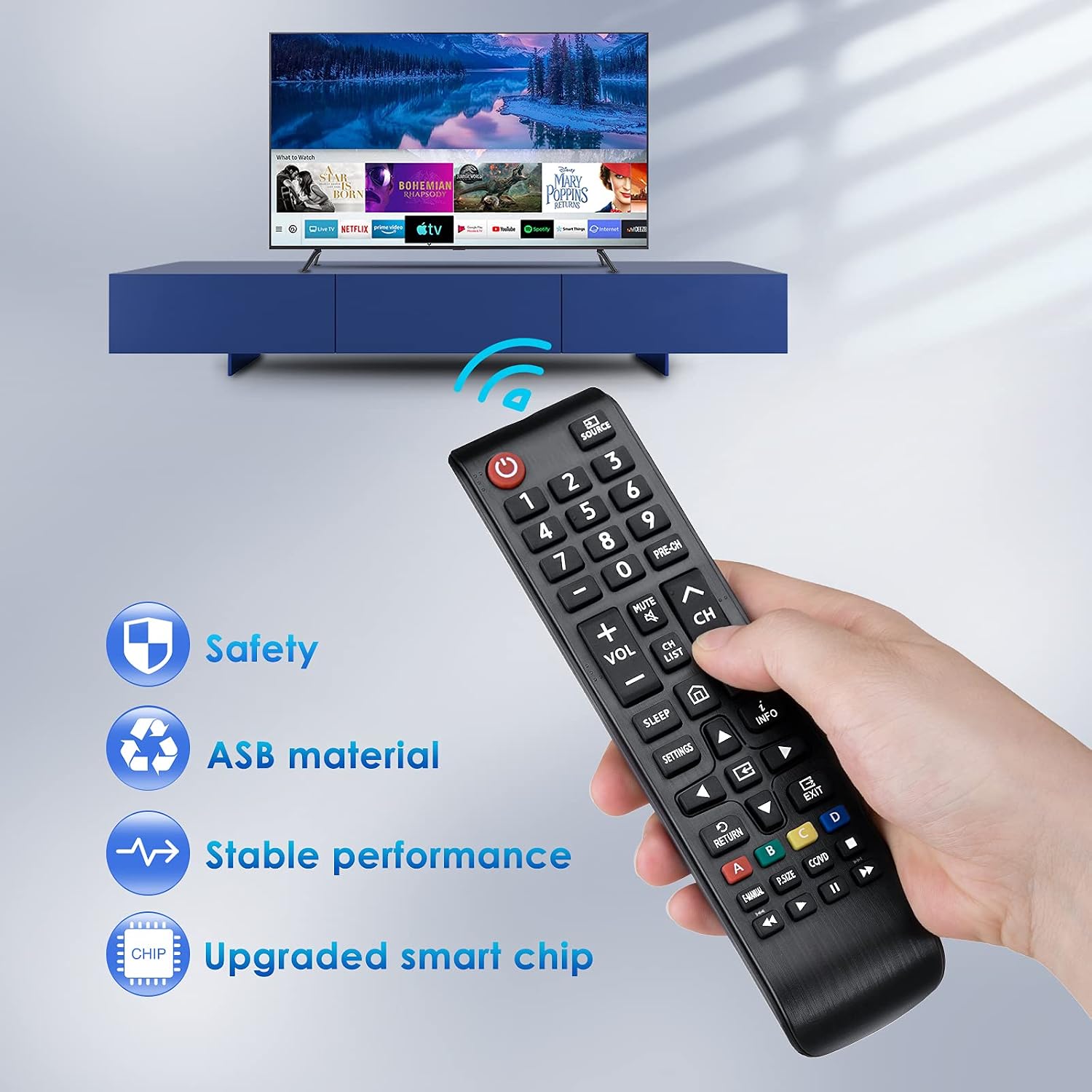Detalle de Samsung TV replacement remote BN59-01301A