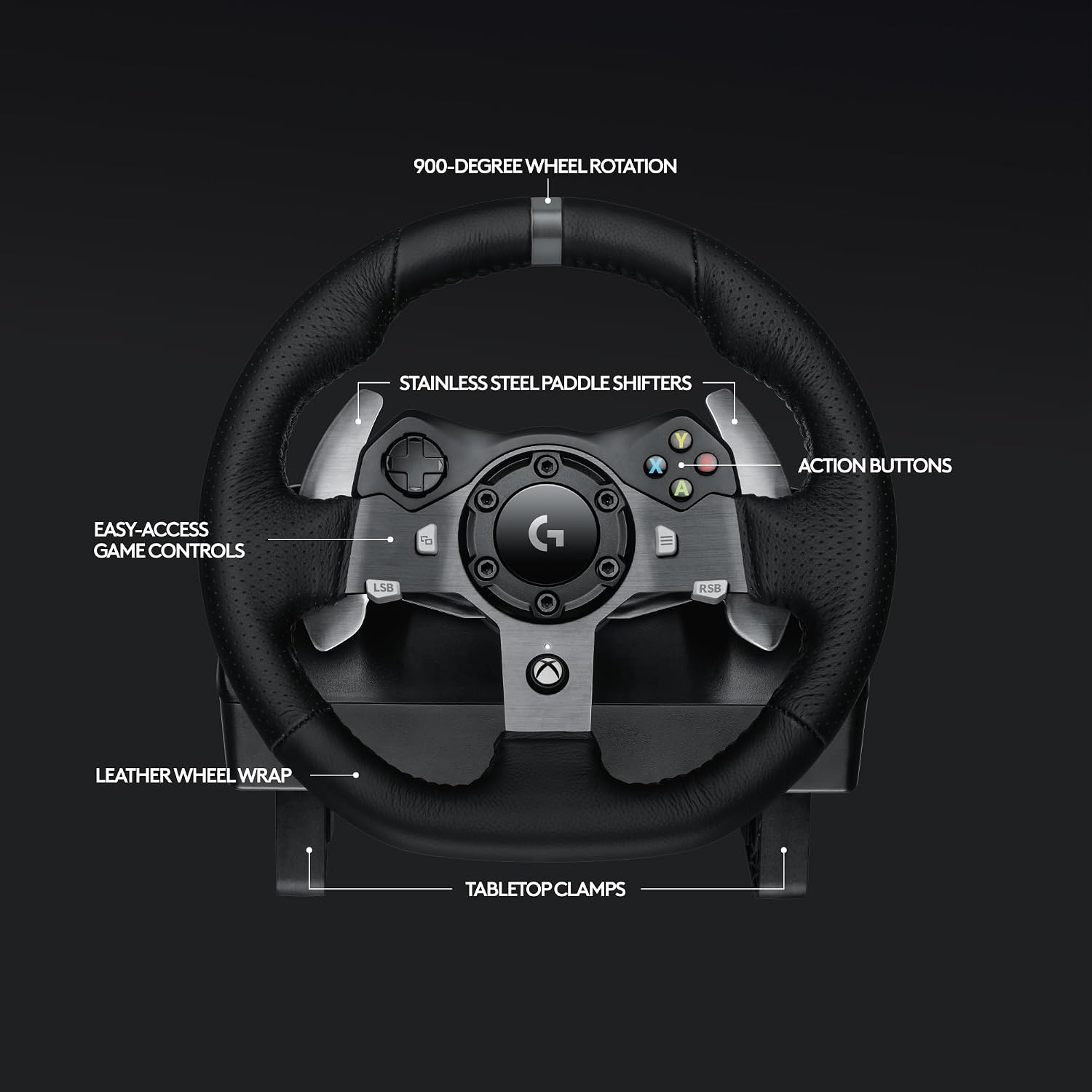 Thumbnail 6 de Logitech G G920 Driving Force 900° Racing Wheel