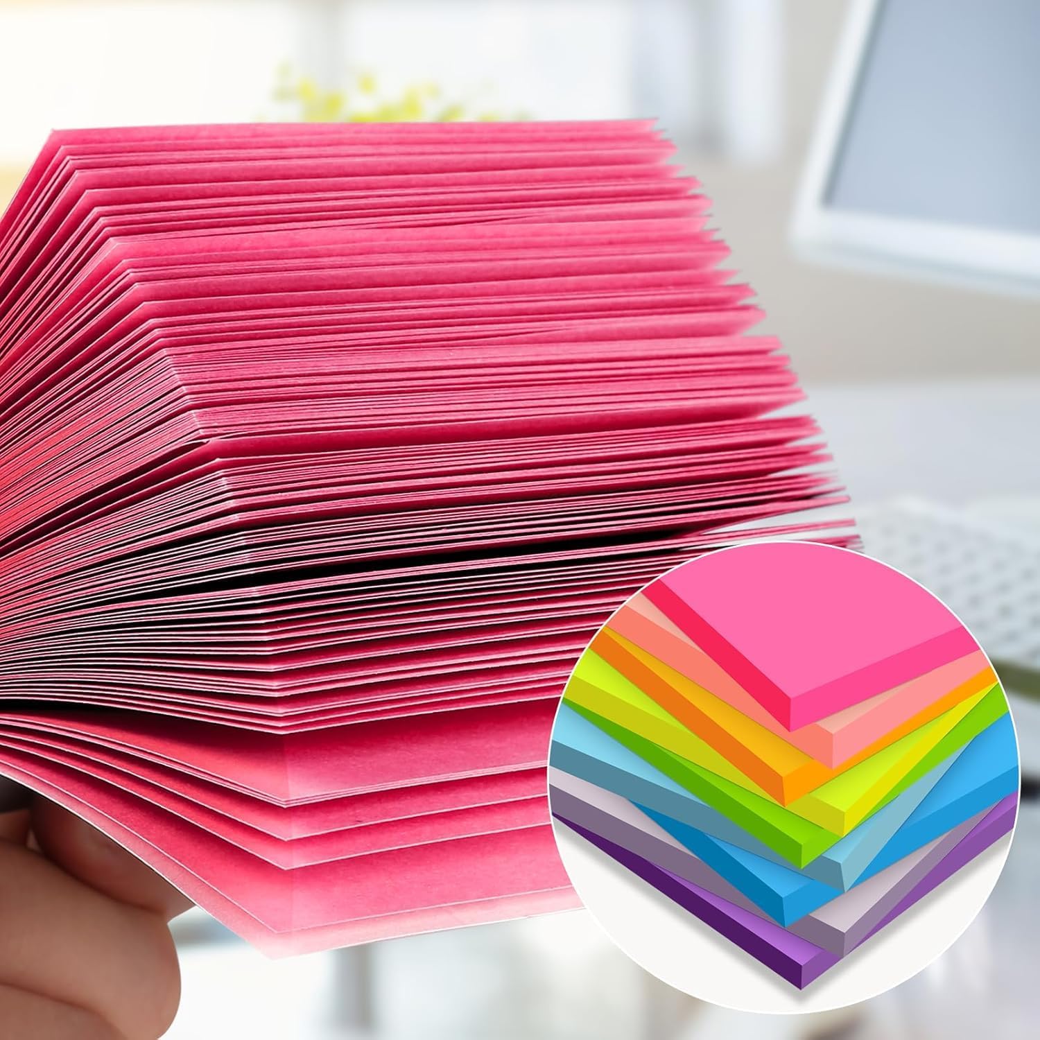 Thumbnail 3 de Haftnotizen 76 x 76 mm 1.008 Blatt 📌