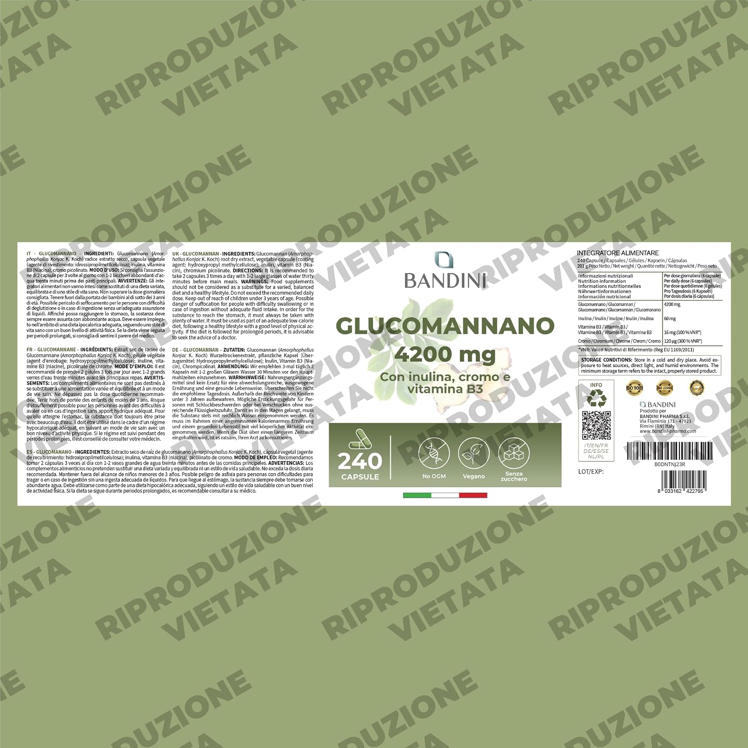 Thumbnail 4 de Bandini GLUCOMANNANO FORTE 4.200 mg