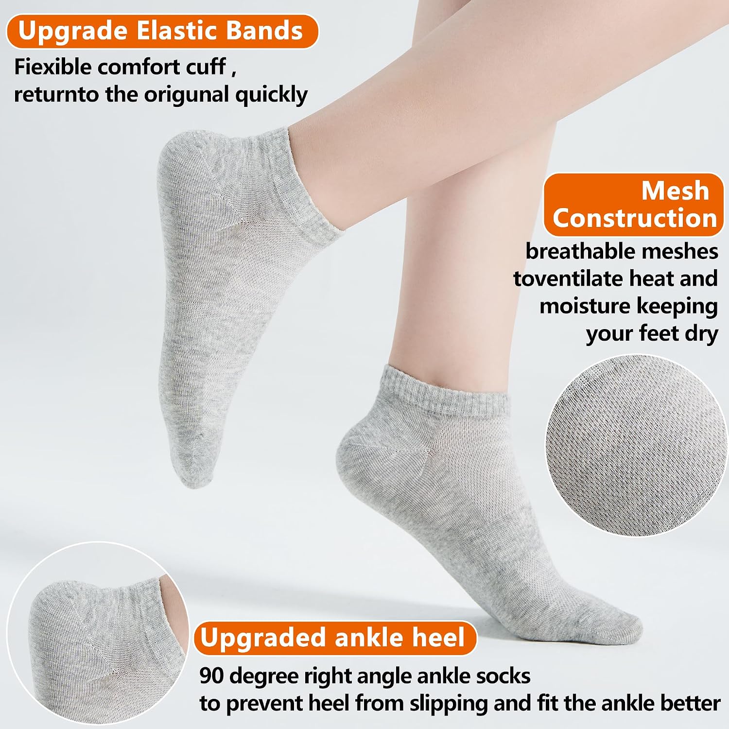 Detalle de ATBITER Cotton Ankle Socks