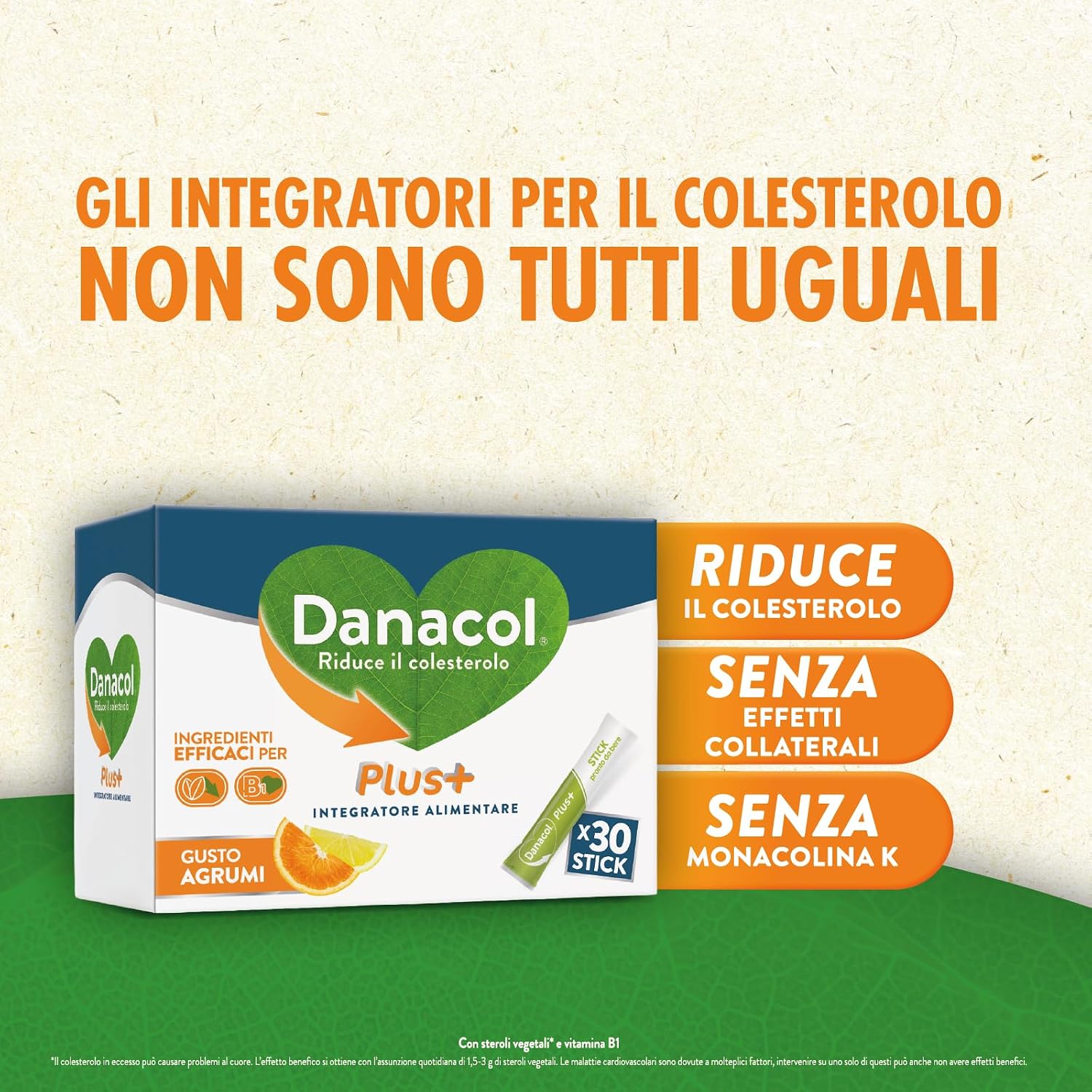 Thumbnail 6 de Danacol Plus + Integratore Alimentare – 30 stick da 15 ml per ridurre il colesterolo