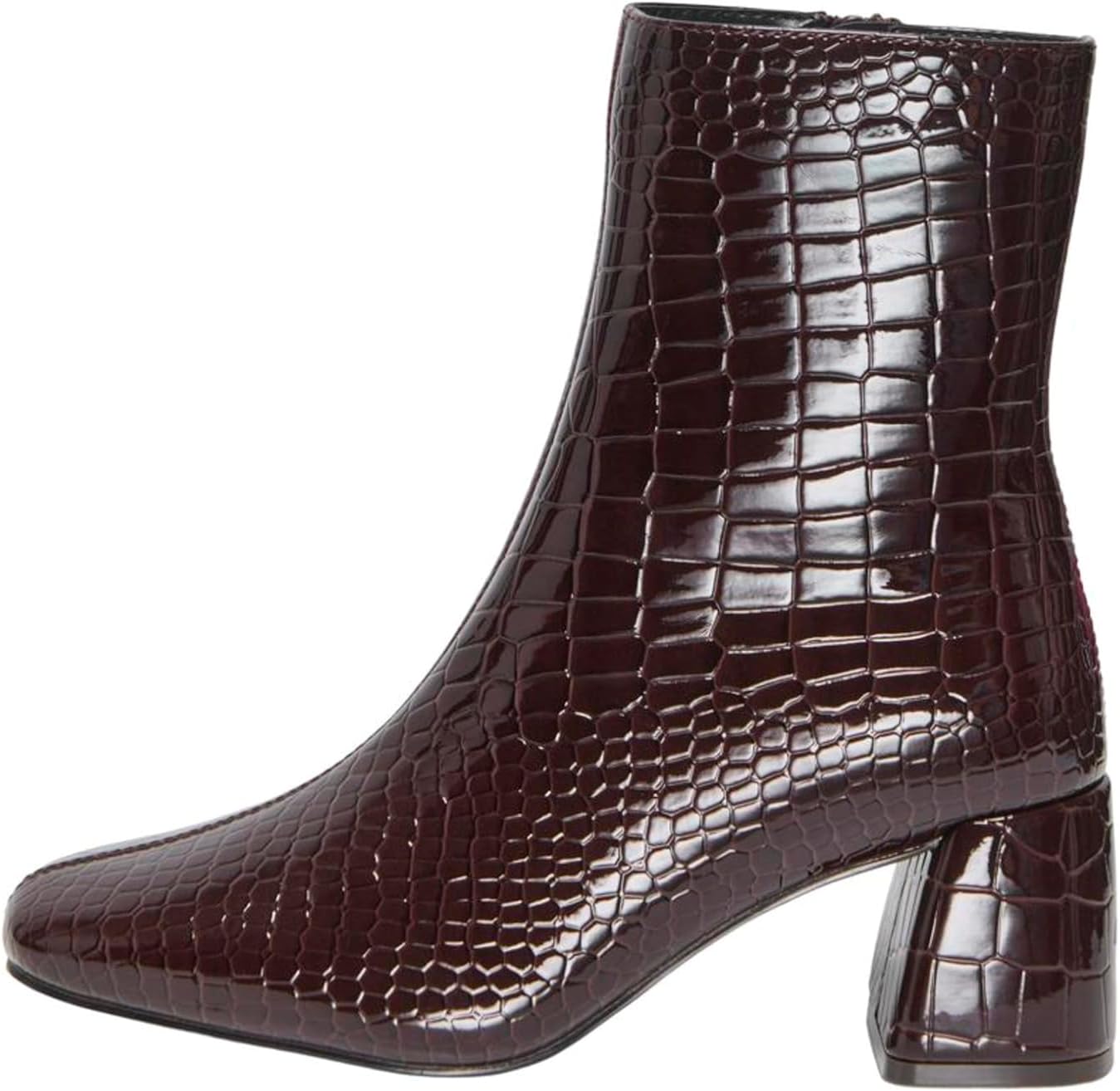 Thumbnail 4 de ONLY Onlbrielle-1 Pu Heeled Boot Donna – Stivali con zip e stampa Allover