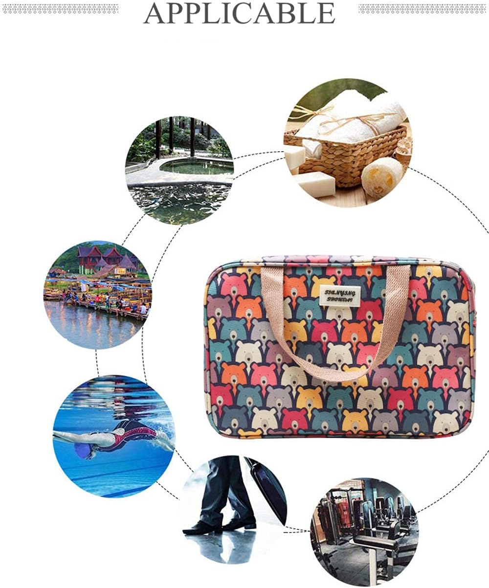 Thumbnail 4 de Wordmouk Toiletry Bag Large Capacity Waterproof Travel Bag