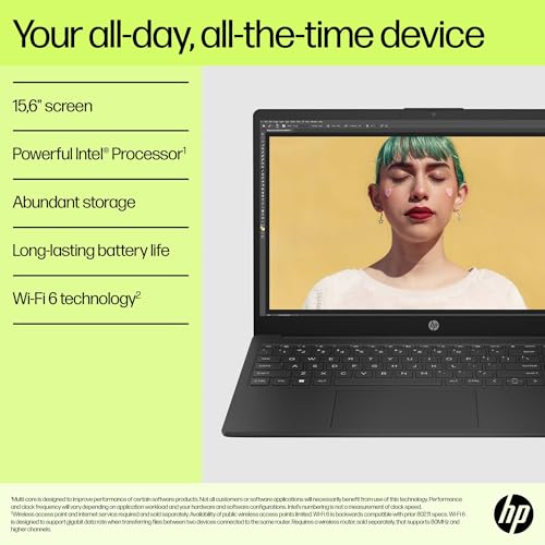 Thumbnail 7 de HP 15.6in Laptop (15-fd0058na) – Intel Core i3-N305, 8GB RAM, 256GB SSD, Windows 11 Home