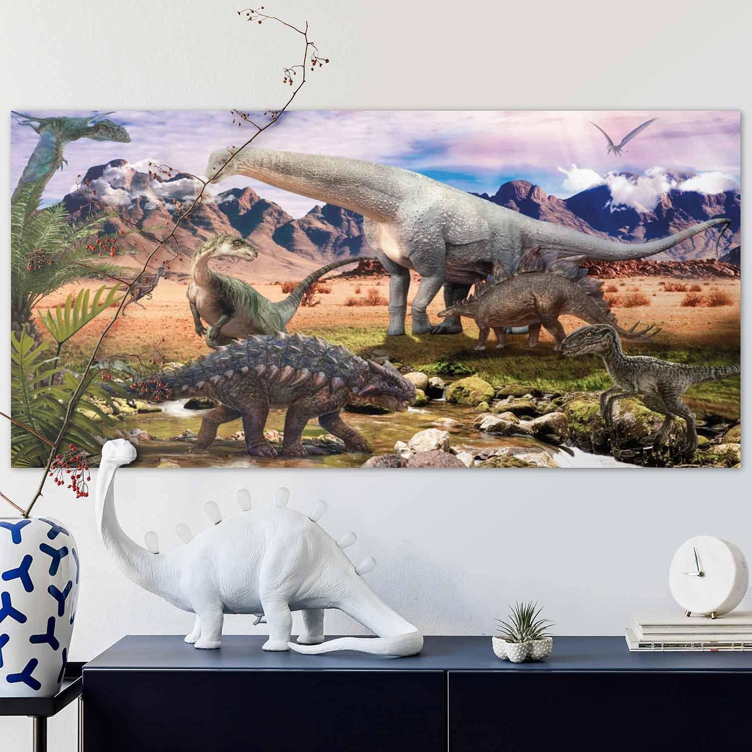 Thumbnail 1 de GOODS+GADGETS® dinosaurieaffisch för barnrum, 91 x 45 cm, laminerat papper