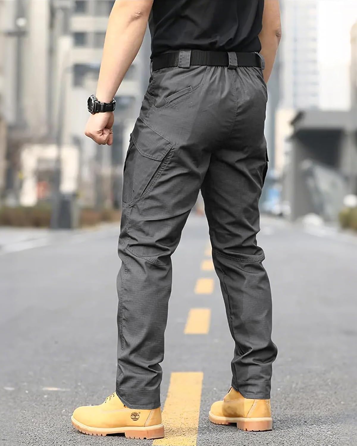 Thumbnail 4 de whox Men's Work Cargo Pants, Water-Resistant Ripstop, 6 Pockets