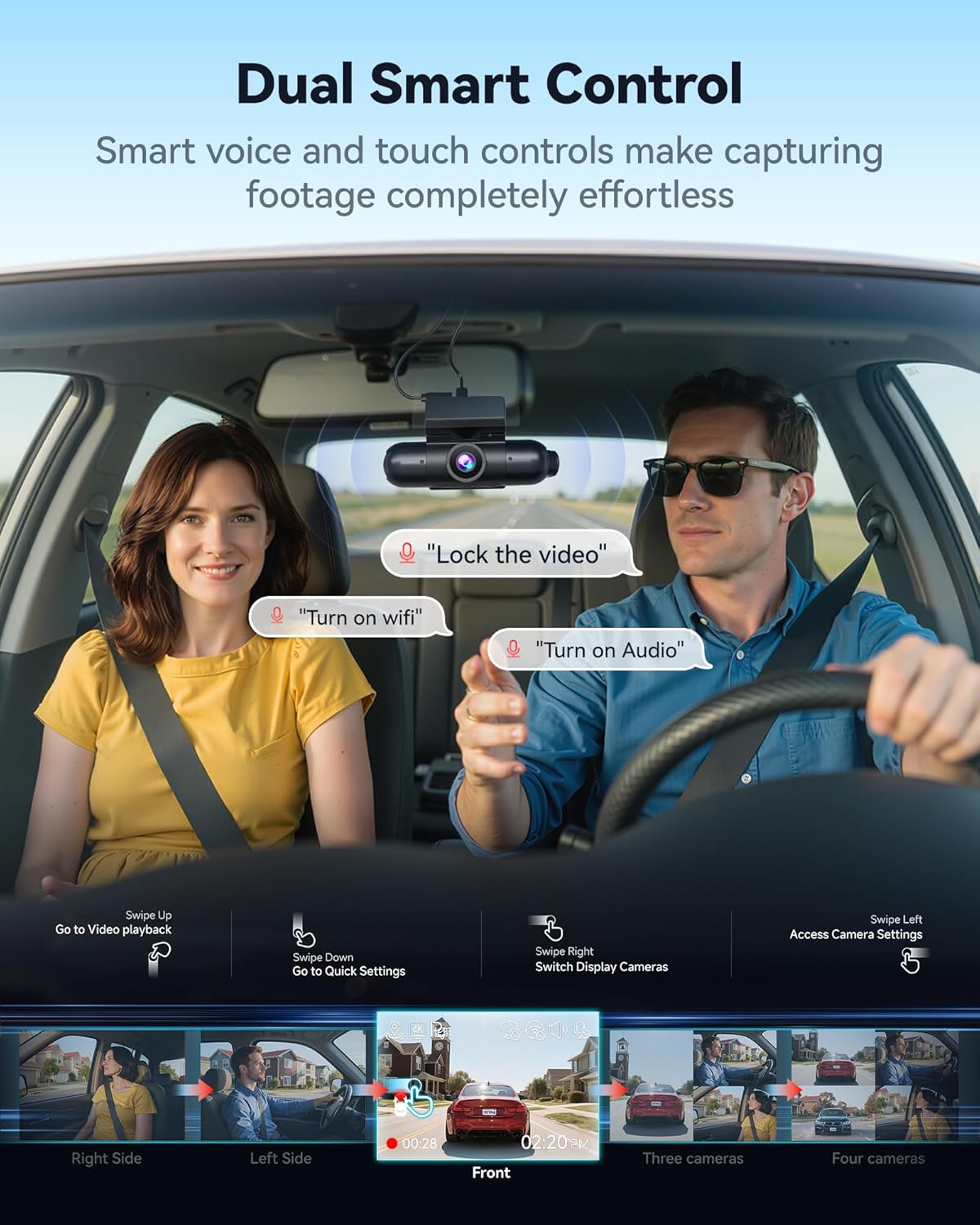 Thumbnail 6 de REDTIGER VP40 4-Channel 360° Dash Cam