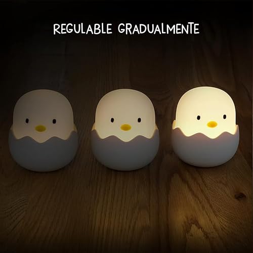 Thumbnail 4 de MegaLight Eggy Eggy luz nocturna LED táctil para niños y lactancia (carga USB)