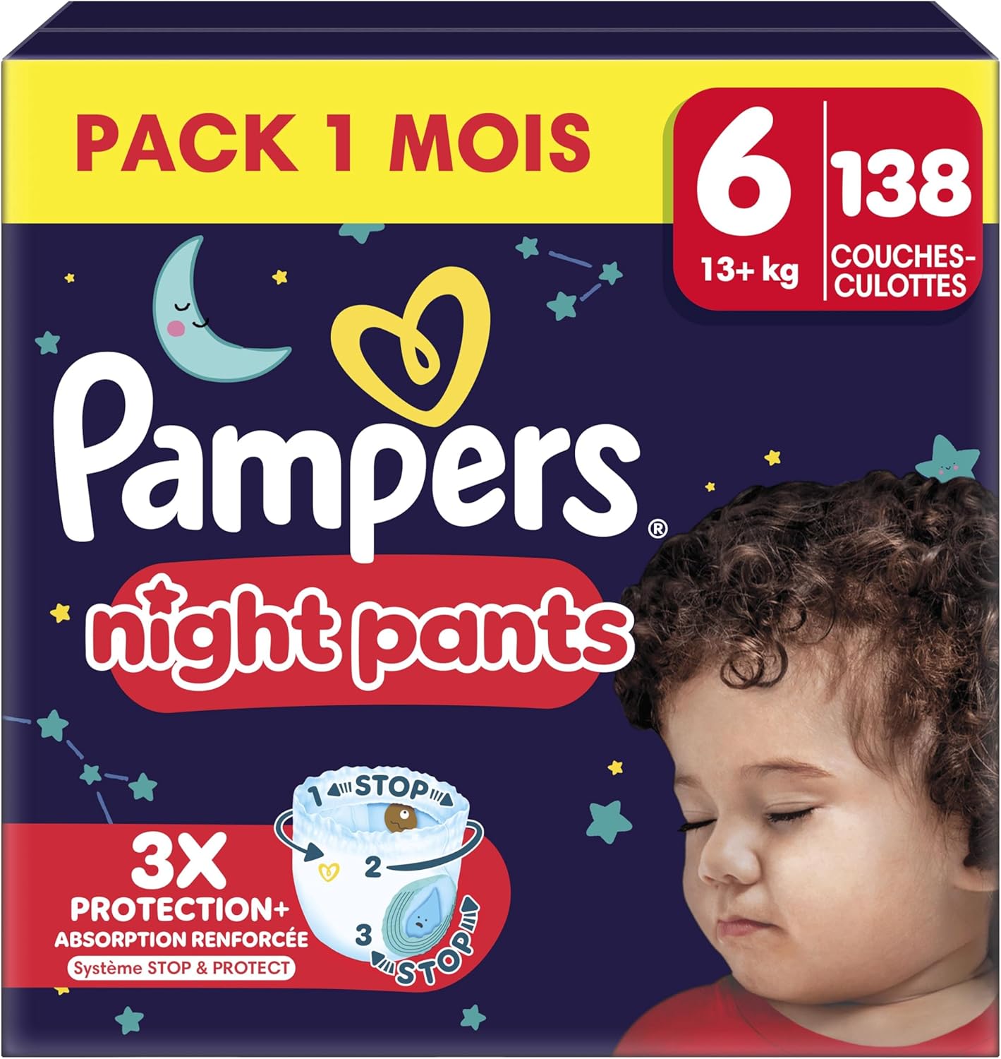 Detalle de Pampers Night Pants 138 couches-culottes đ¶