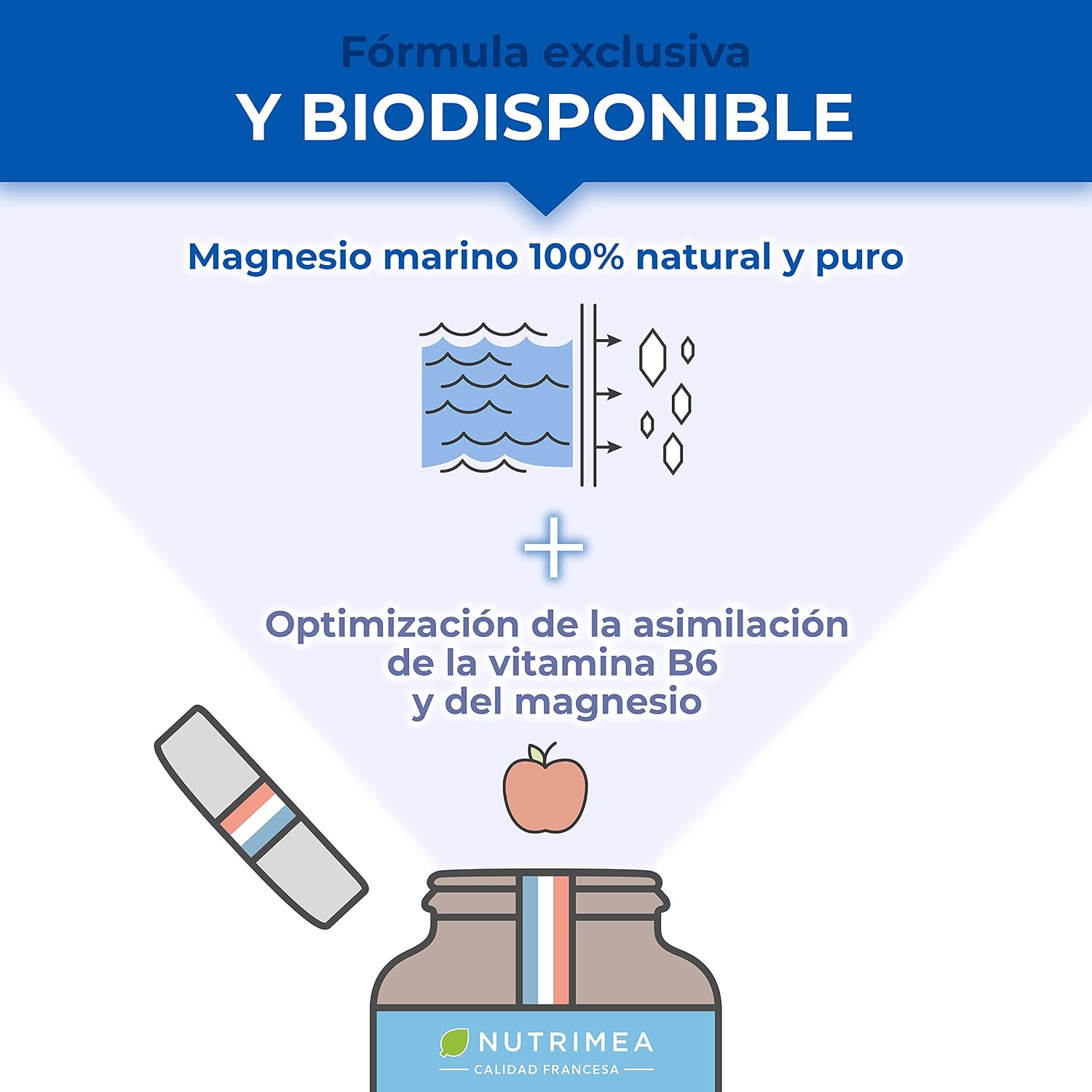 Detalle 2 de Magnesio Marino con Vitamina B6 120 cápsulas