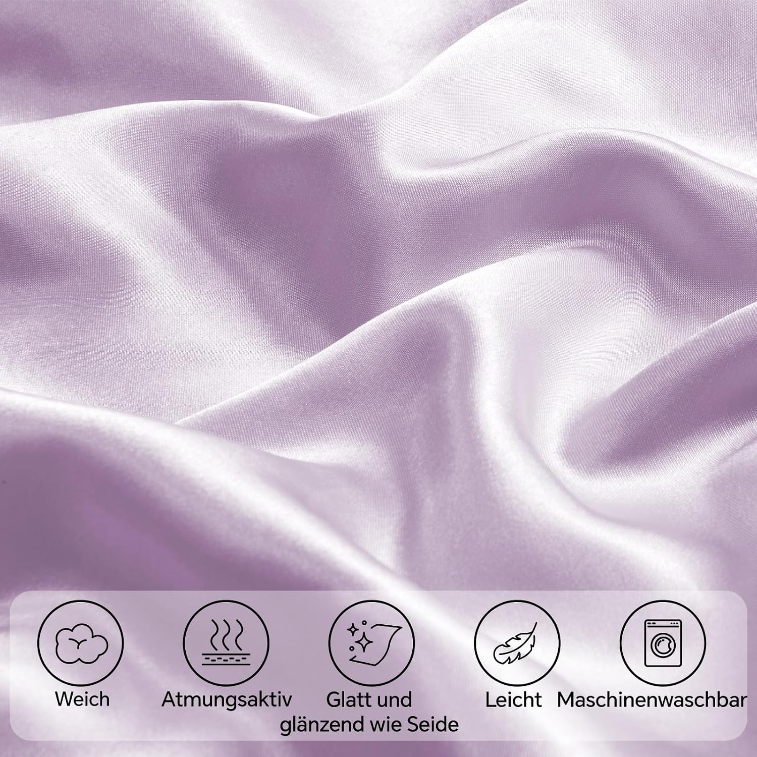 Detalle de BEDELITE Satin Kissenbezug 40 x 80