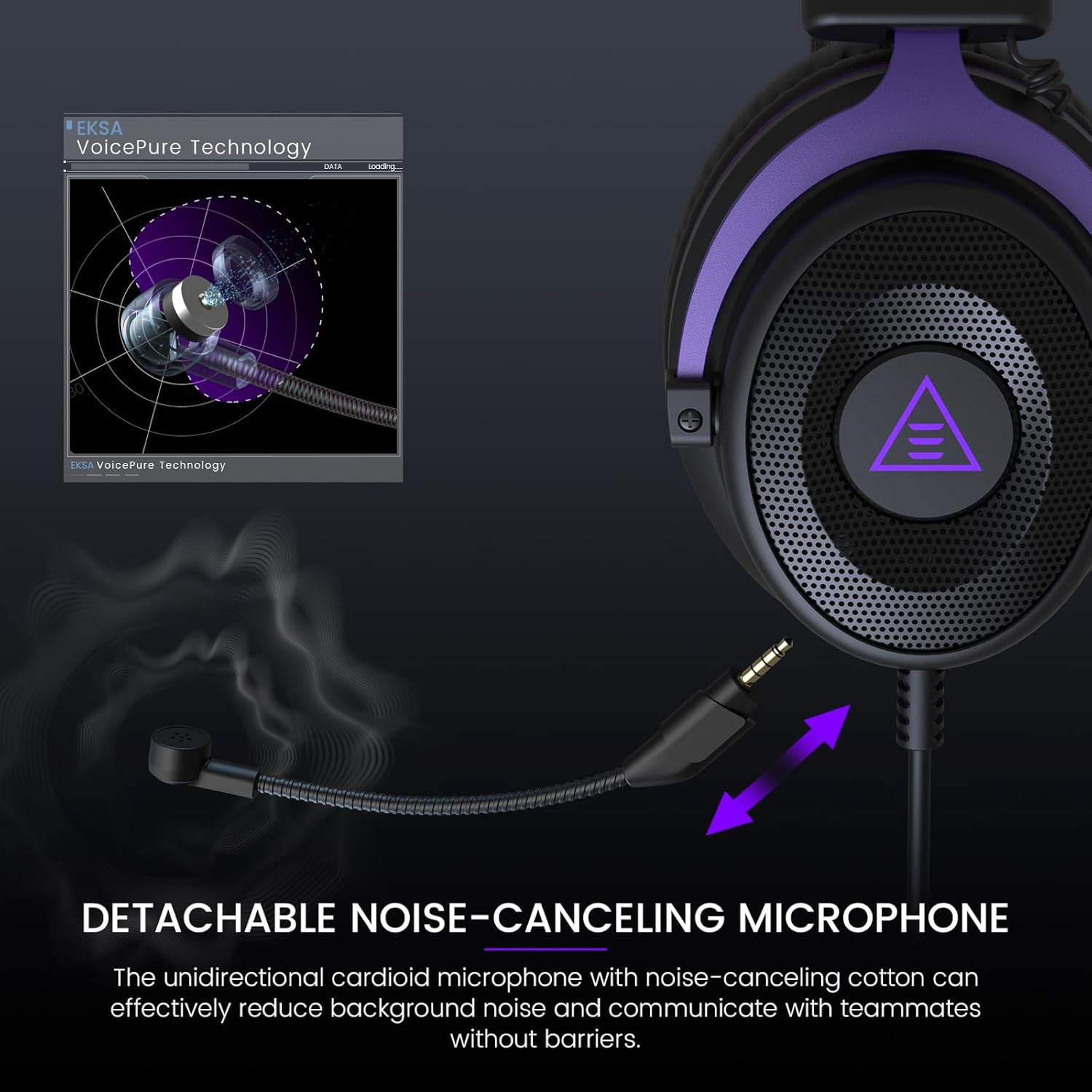 Thumbnail 3 de EKSA E900 Wired Gaming Headset