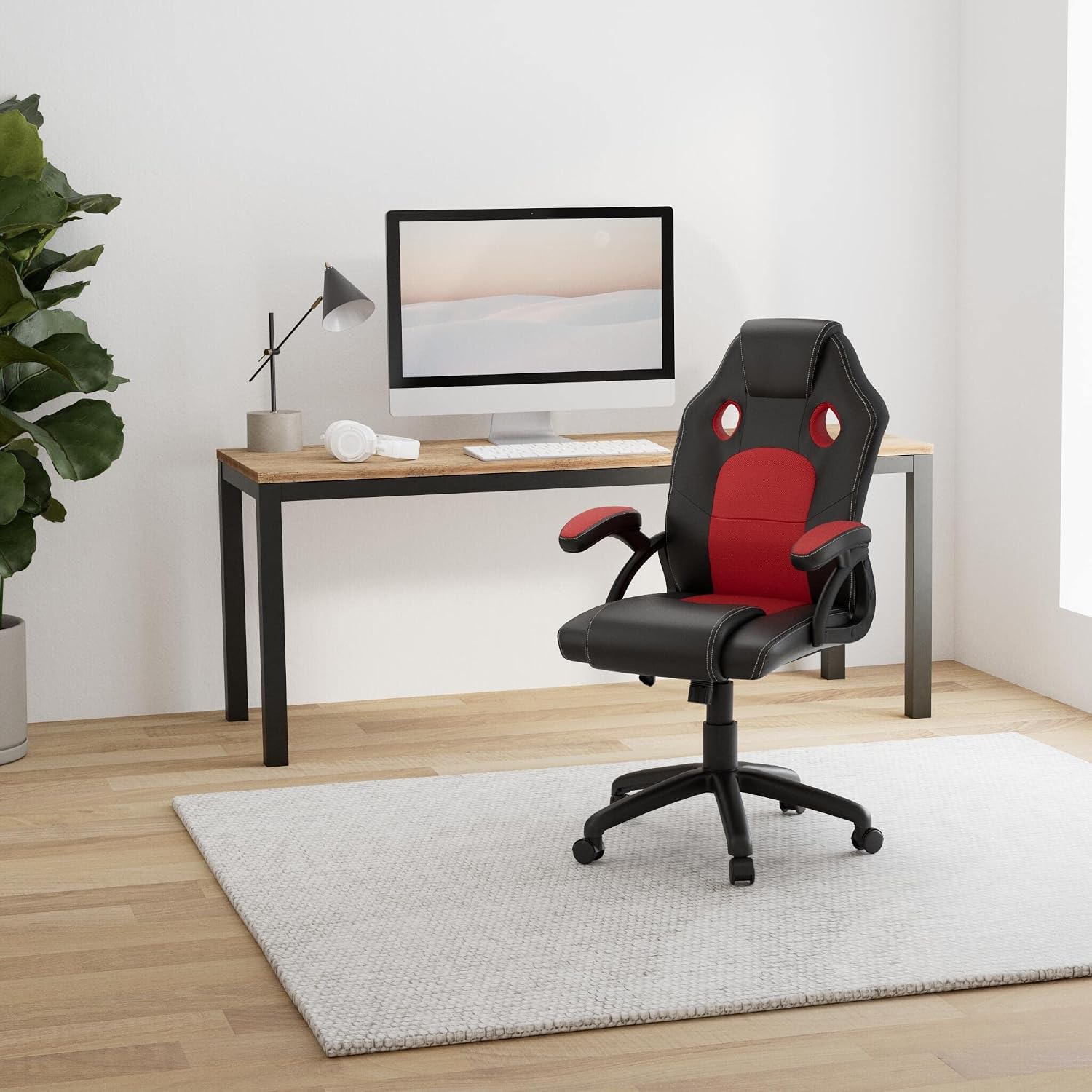 Detalle 2 de tectake® Silla Gaming ergonómica con altura ajustable