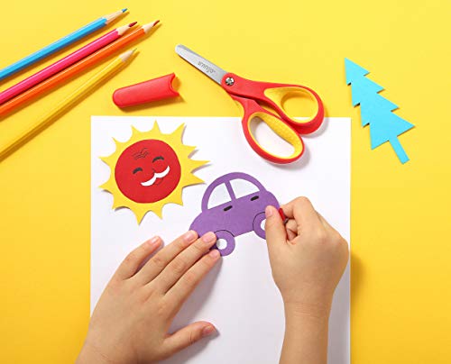 Detalle de LIVINGO Kids Scissors 3 Pack, 5" Blunt Safety School Craft