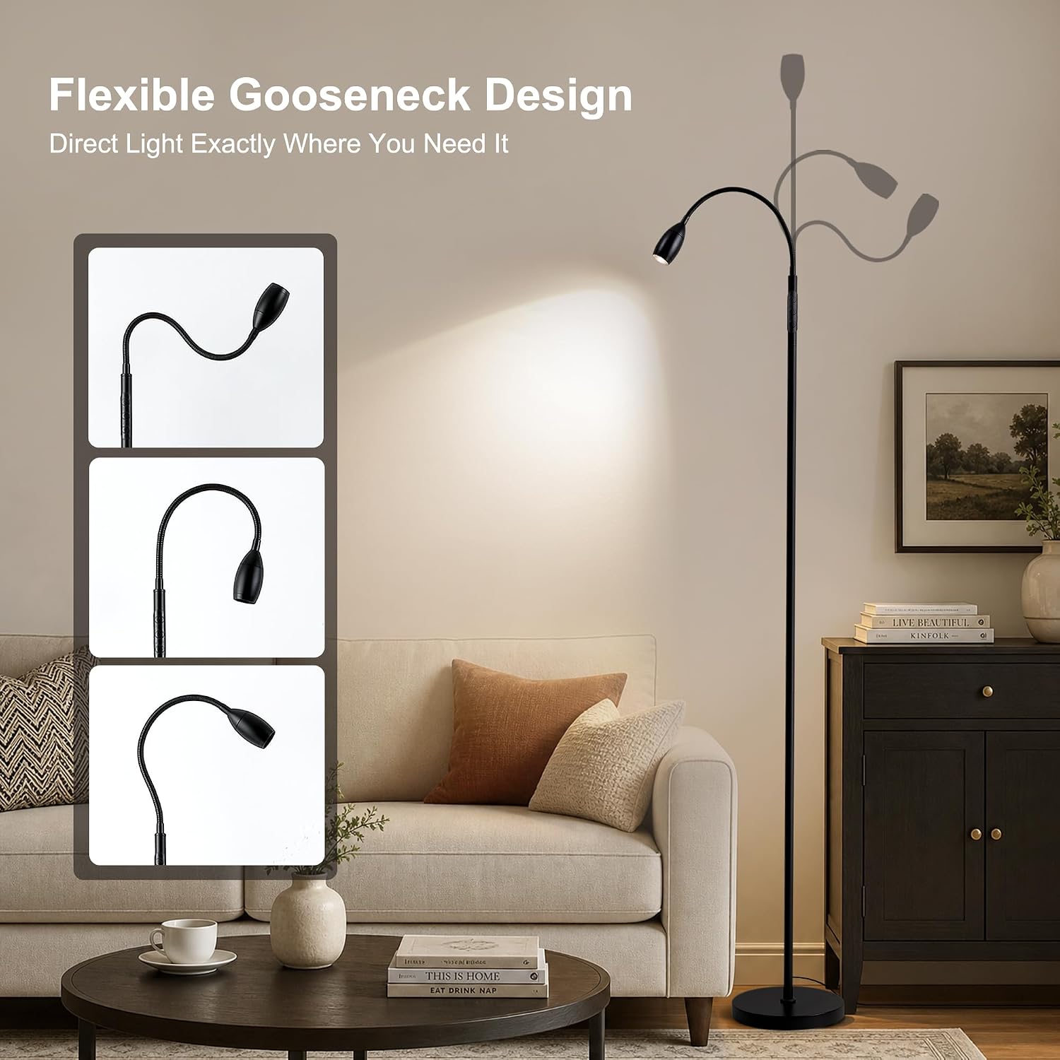 Detalle 2 de Fansdrick Reading Floor Lamp 72