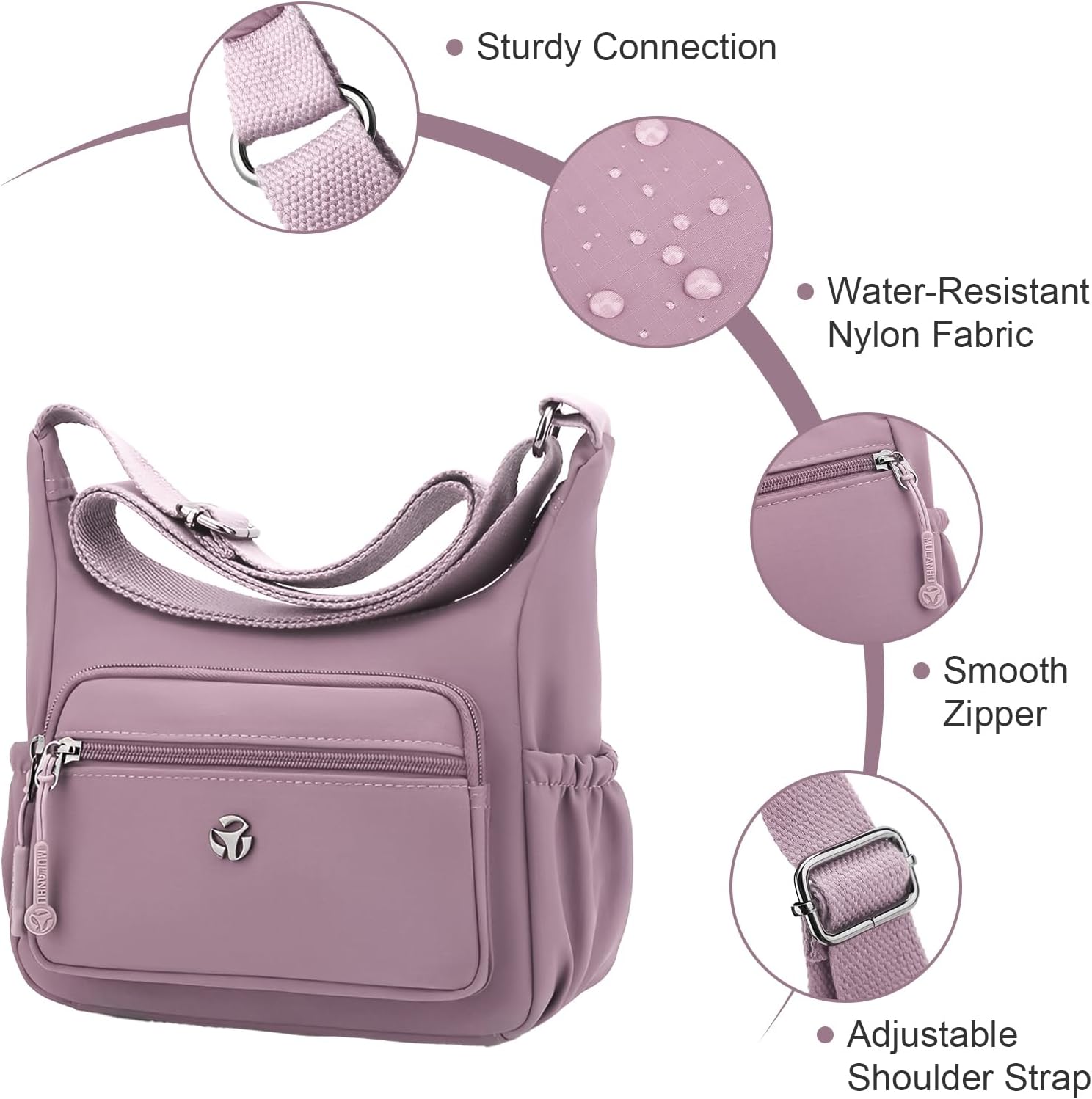 Thumbnail 4 de LassZone Women's Multi Pocket Crossbody Bag