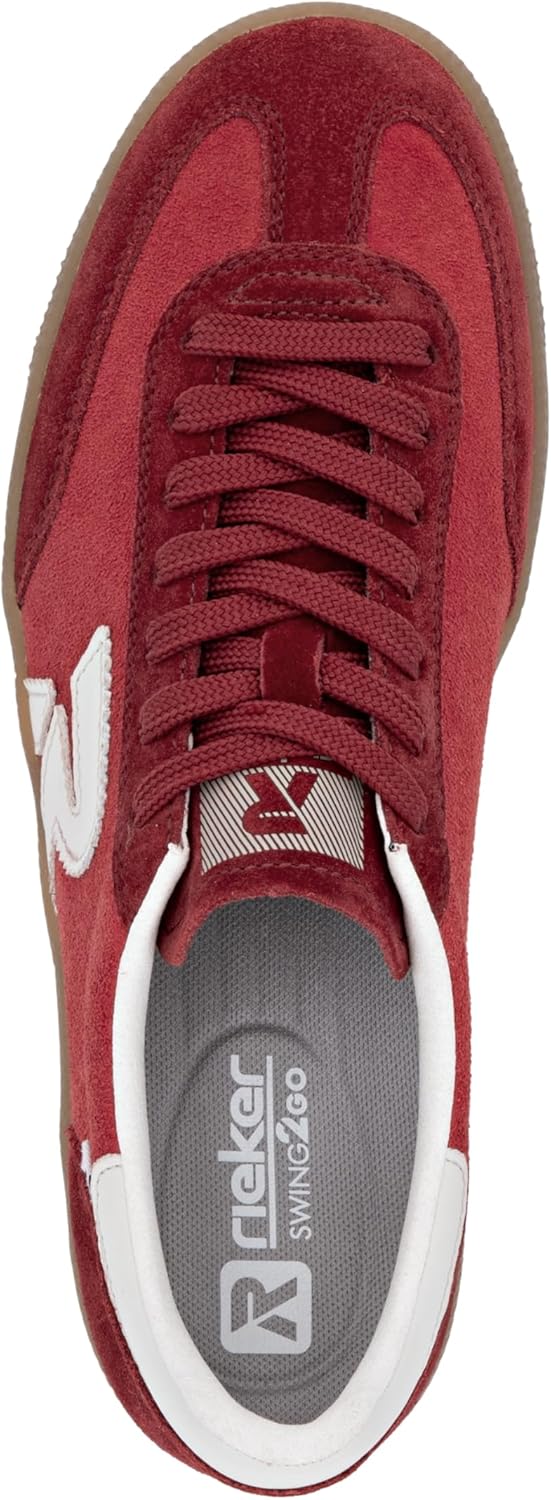 Thumbnail 4 de Rieker Sneaker Low Blau aus echtem Leder mit herausnehmbarer Komfort-Einlegesohle