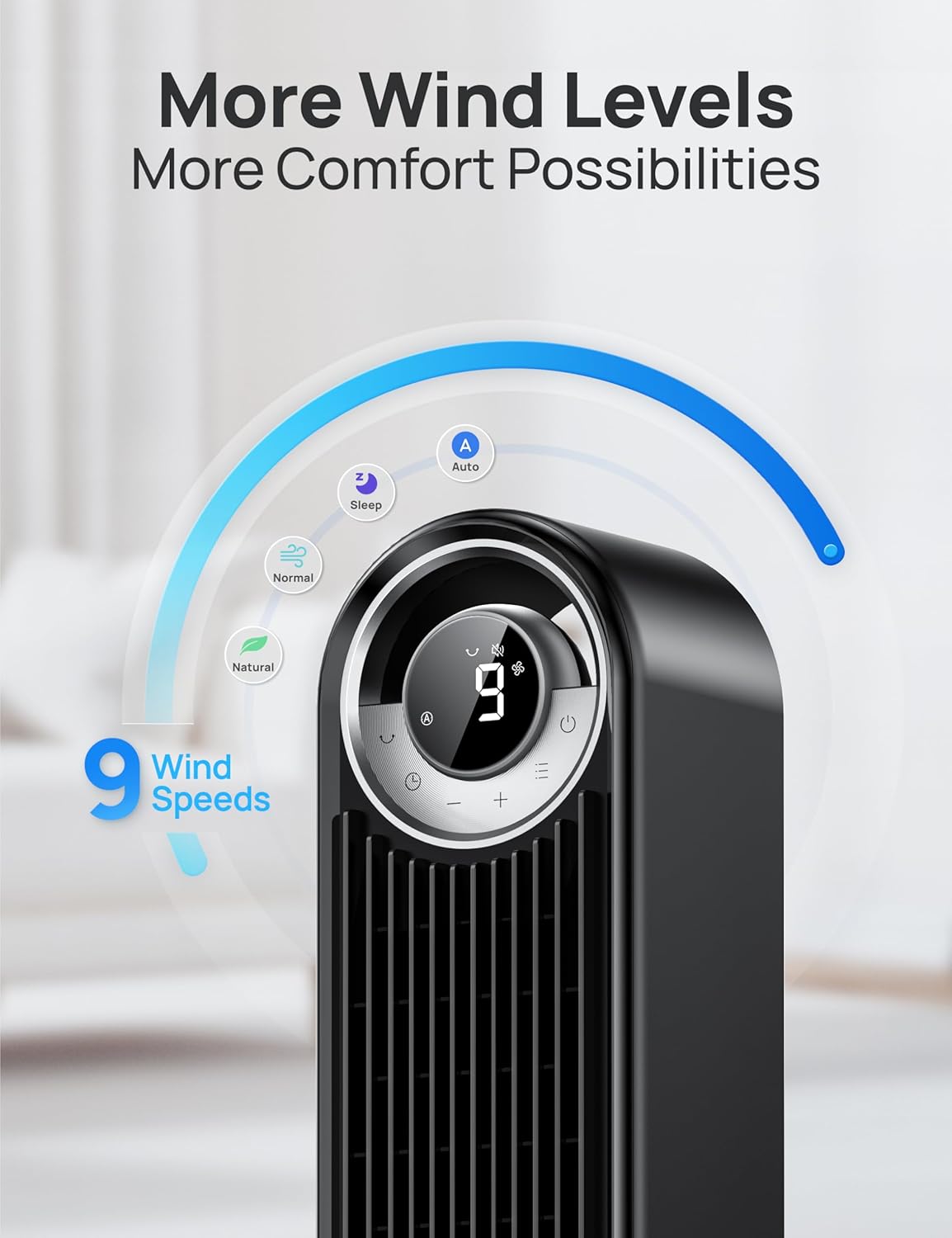 Thumbnail 4 de Dreo 25dB Smart Silent Tower Fan 28 ft/s