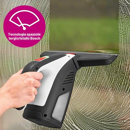 Detalle de Bosch GlassVac a Batteria per Finestre e Doccia: pulizia senza strofinare