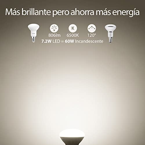 Thumbnail 2 de LVWIT Bombillas LED E14 7,2W — 806 lm