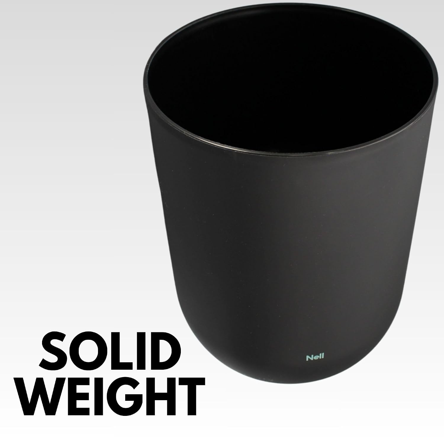 Thumbnail 3 de Nell Papierkorb 10L Schwarz – Moderner, deckelloser Behälter mit minimalistischem Design