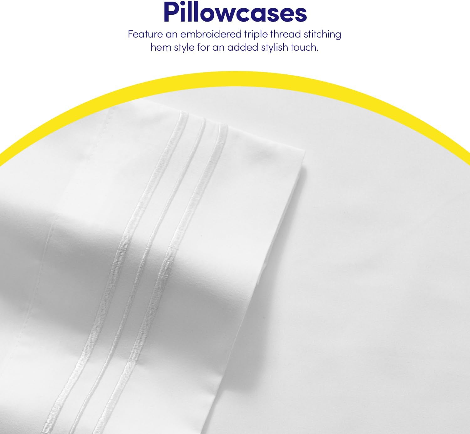 Thumbnail 6 de Sweet Home Collection 1500 Supreme Collection Sheet Sets (White) for King — 4-Piece Luxury Bed Sheet & Pillowcase Set