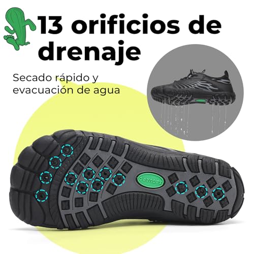 Thumbnail 2 de SAGUARO Escarpines Niño Barefoot con Secado Rápido - Zapatillas de Agua para Niñas y Niños, Negro, 30 EU