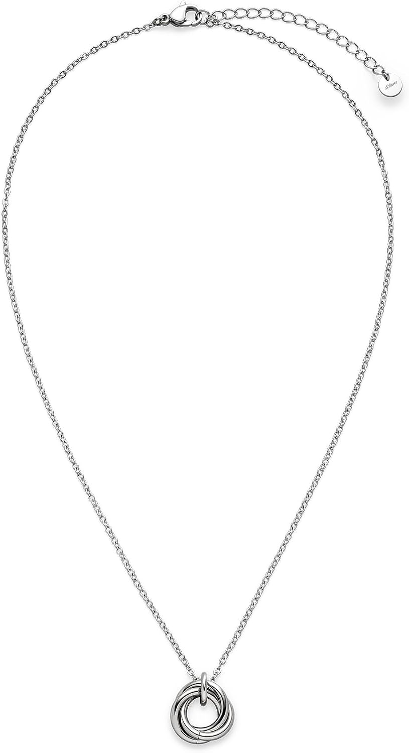 Thumbnail 2 de s.Oliver: Halskette, Ohrringe & Armreif mit Knoten-Detail aus Edelstahl – Modernes Design, langlebige Qualität