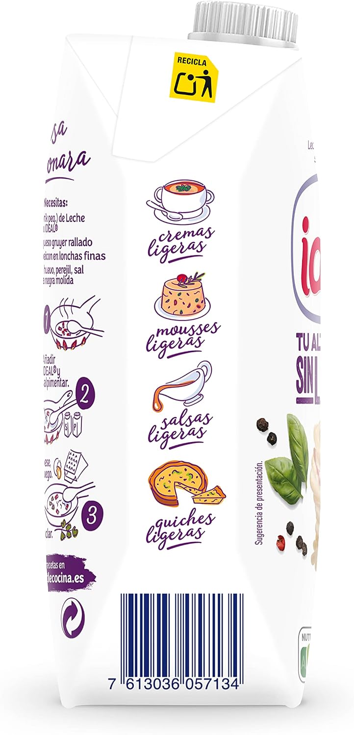Thumbnail 5 de Nestlé Ideal Leche Evaporada Sin Lactosa 12x500ml 🥛