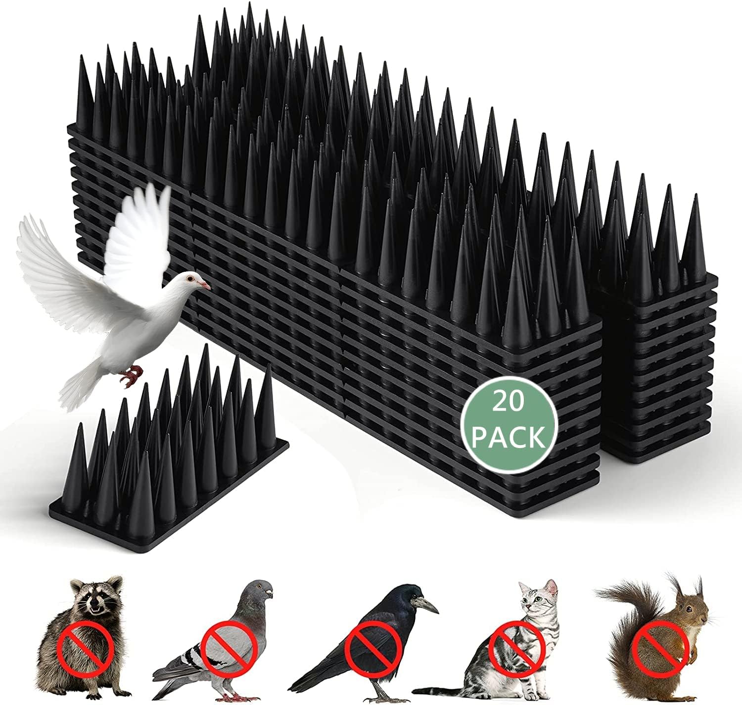 Detalle de Apluskis Upgraded Bird Spikes 6m pack 🐦